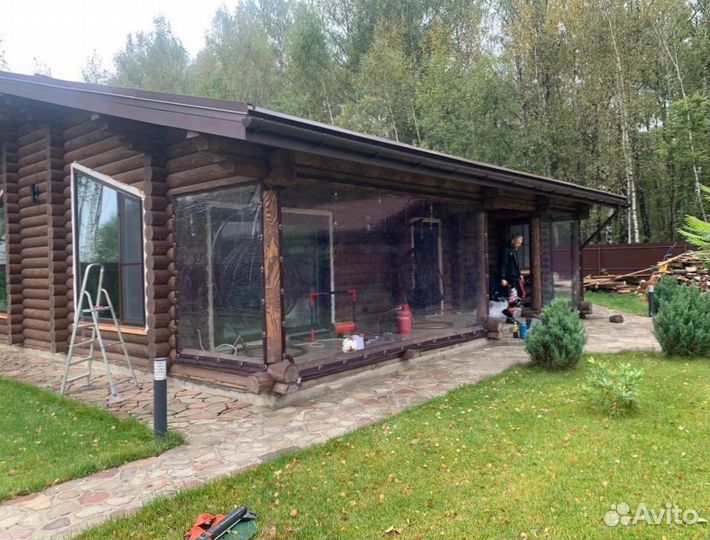 Мягкие окна для беседок кафе и ресторанов