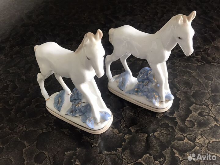 Фарфоровые статуэтки старая гжель