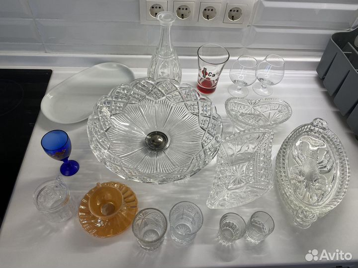 Посуда, хрусталь, стекло