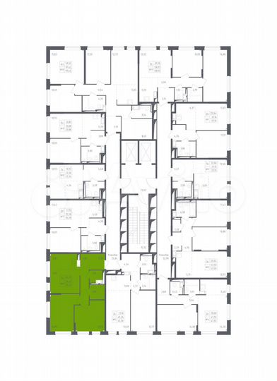 3-к. квартира, 54,4 м², 14/17 эт.