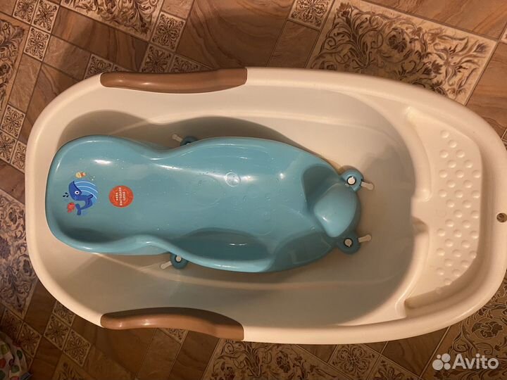 Ванночка для купания + горка