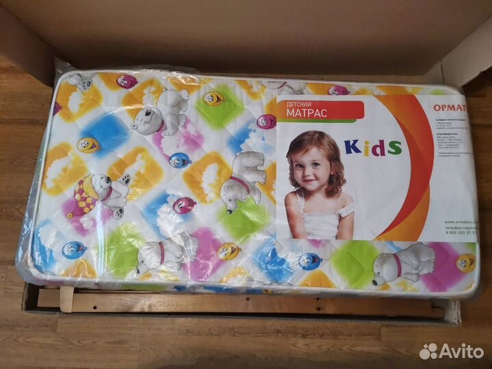Новый детский матрас Орматек 60*120 см