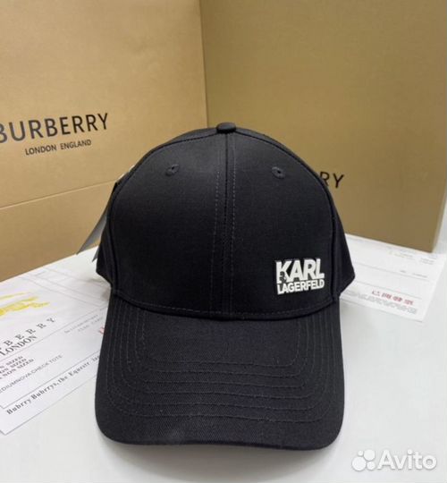 Karl lagerfeld бейсболка чёрная