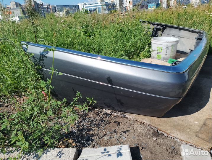 Задний бампер на w140 (рестайл)