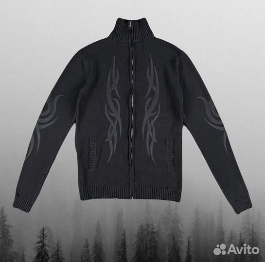 Balenciaga Y2K Zip-Up Cardigan