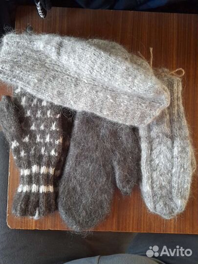 Варежки из собачьего пуха