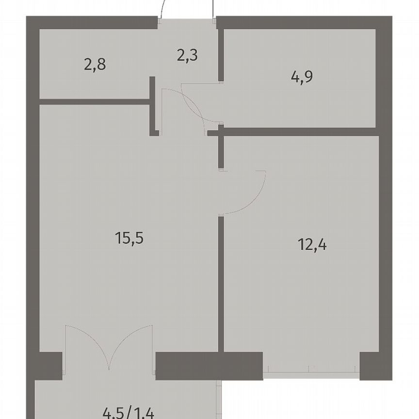 1-к. квартира, 39,3 м², 9/11 эт.