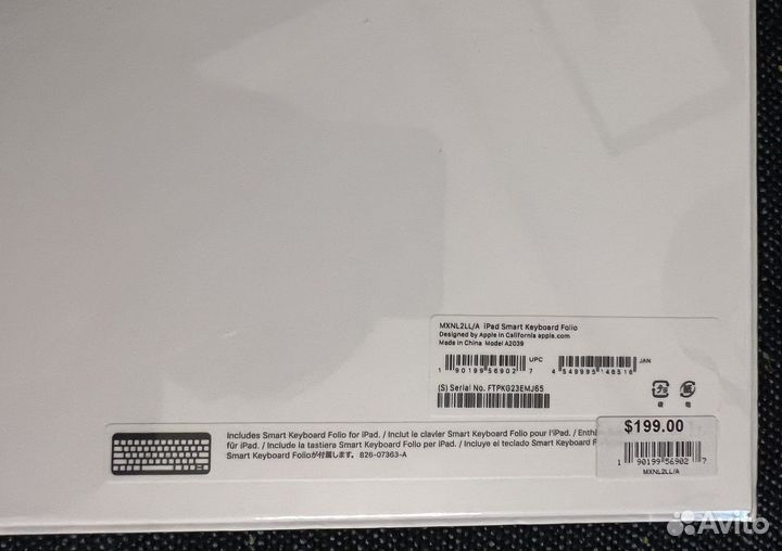 Клавиатура Apple magic keyboard iPad 12,9 pro