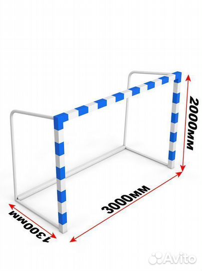 Ворота минифутбольные/гандбольные с противовесом