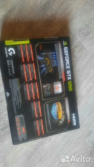 Коробка от видеокарты GTX 1050