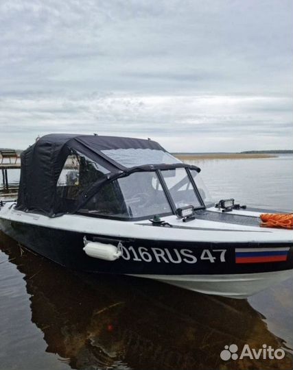 Катер Ладога с мотором 30 л.с. и прицепом