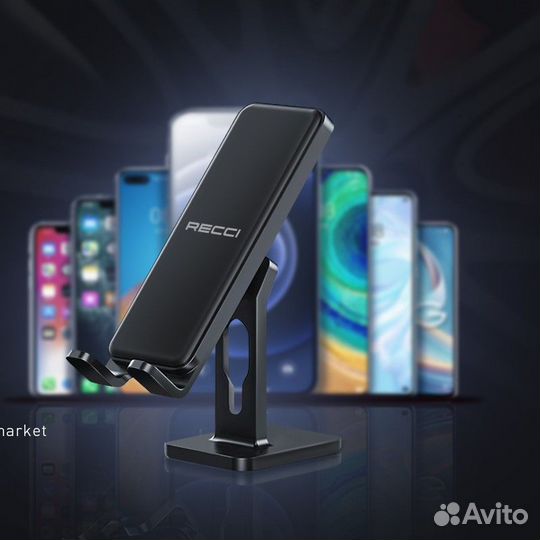 Подставка для телефона recci RHO-C17 Black