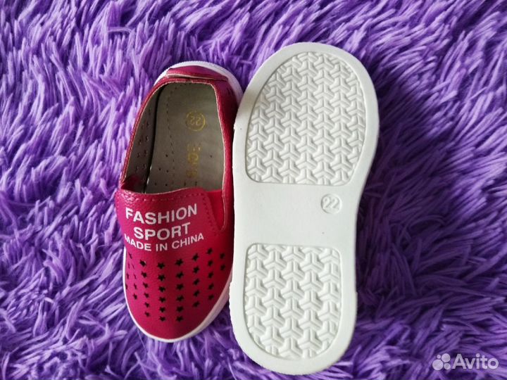 Слипоны для девочки