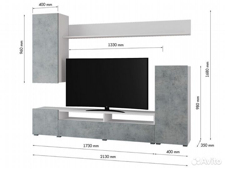 Мини стенка под телевизор