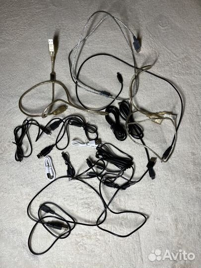 Кабели microusb miniusb ик-порт USB-USB аудиокабел