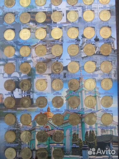 Коллекция биметалла - 128 М. + ст. десятки - 64 М