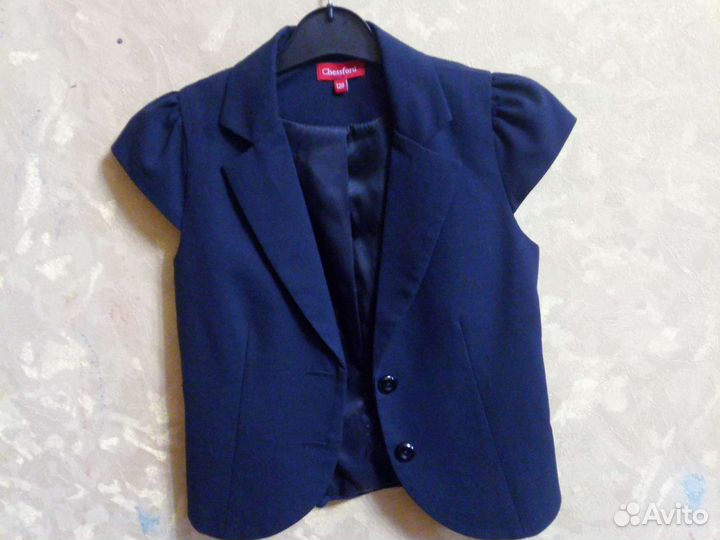 Жилетка для девочки школьная 128