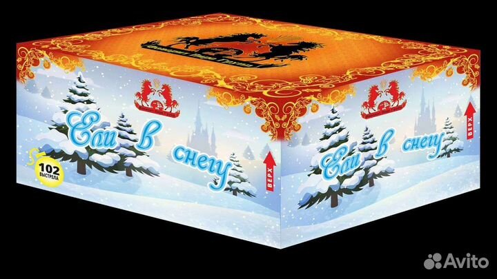 Салюты и фейерверки веерный 102 залпа