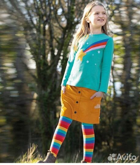 Колготки для девочки и леггинсы трикотажные Frugi