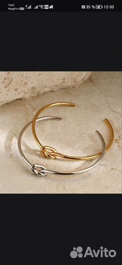 Браслет в стиле Celine золотой и серебряный