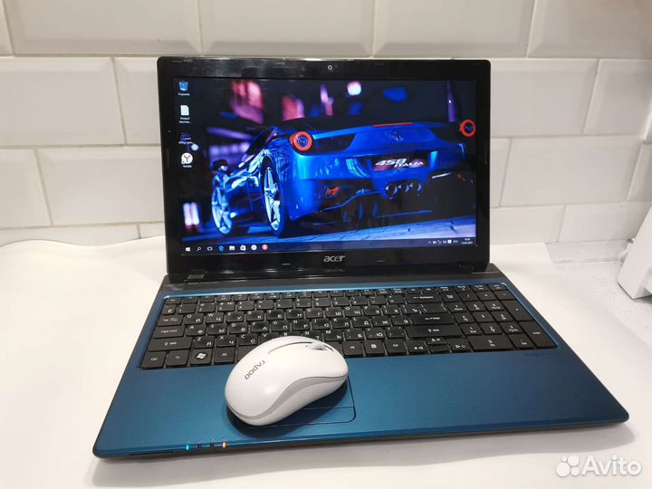 Мощный. Core i5 2410M. Две Видеокарты. GeForce +HD