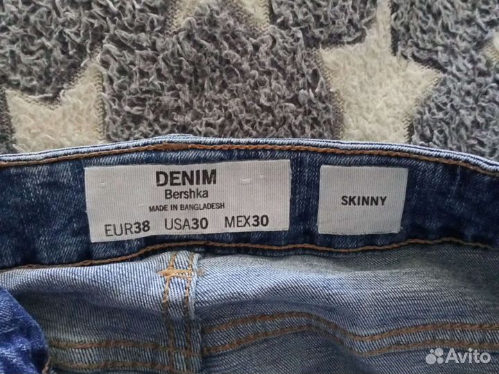 Джинсы bershka мужские skinny
