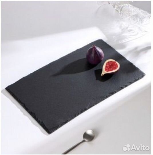 Тарелка, доска для сервировки сланец