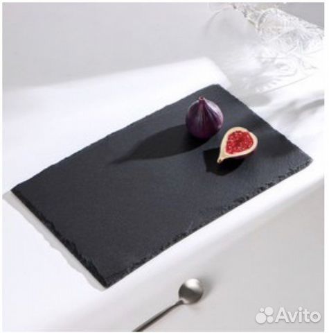 Тарелка, доска для сервировки сланец