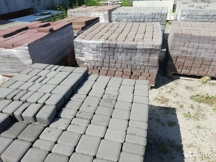 Тротуарная плитка, брусчатка кирпичик