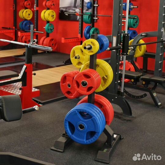 Диски обрезиненные 3 handle D51 мм, 1.25-25 кг