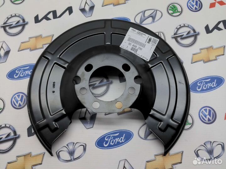 Кожух заднего диска Opel Astra G/Corsa C/Zafira A