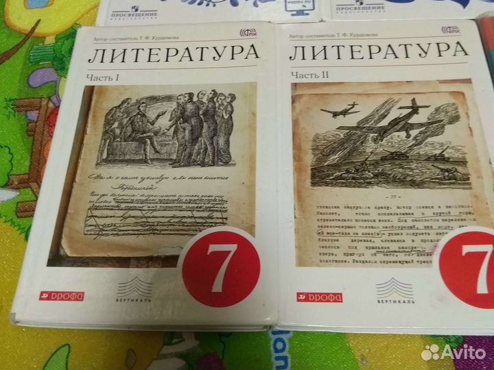 Учебники русский и литература 6-7 класс