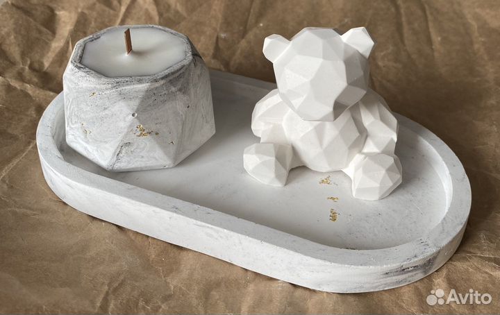 Фигурки из гипса. Арома свечка