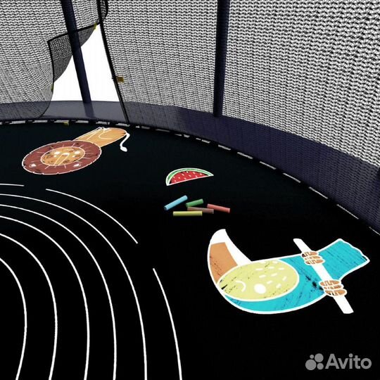 Батут Unix Line Supreme Game 8 ft (blue)