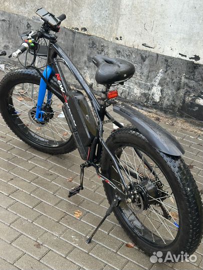 Электрофетбайк с полным приводом. 2 моторколеса