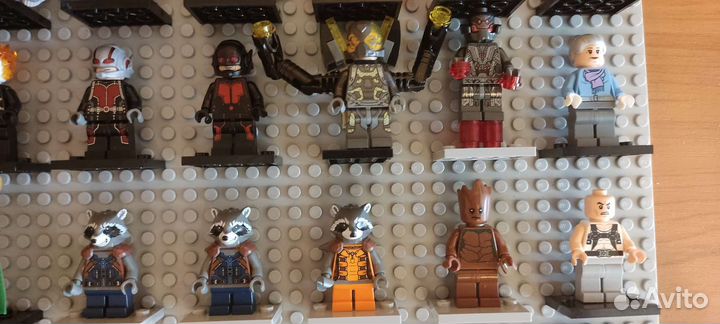 Lego DC Marvel минифигурки коллекция