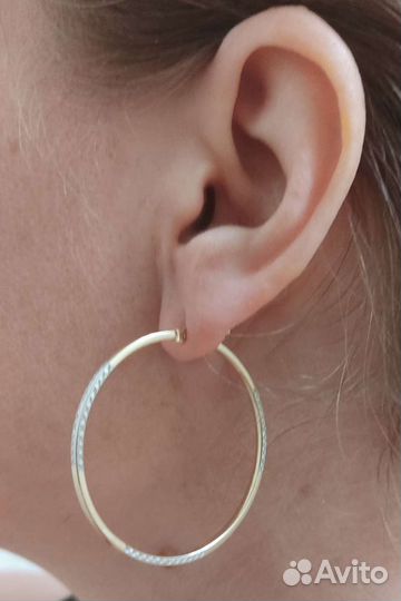 Золотые серьги