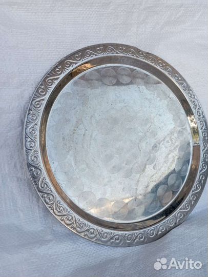 Блюдо чаша. Поднос клеймо Глухарь СССР Ваза