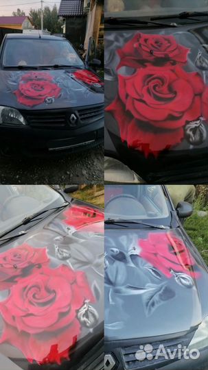 Аэрография на авто