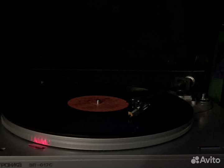 Проигрыватель винила СССР электроника 017с