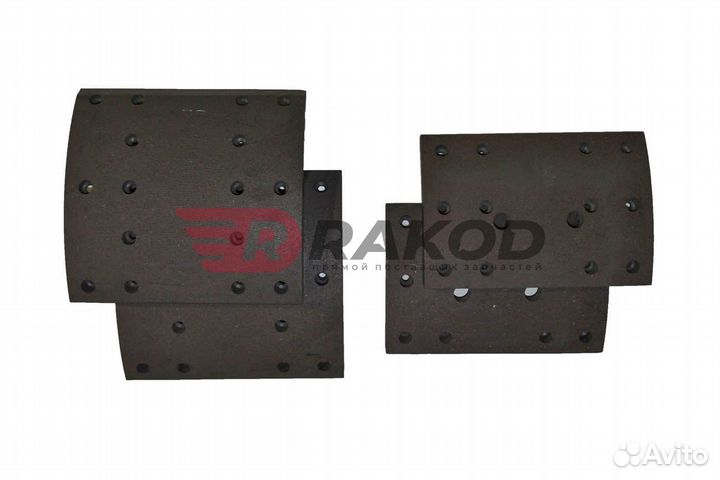 Накладка торм. зад. FAW 2011 valmo к-т на колесо