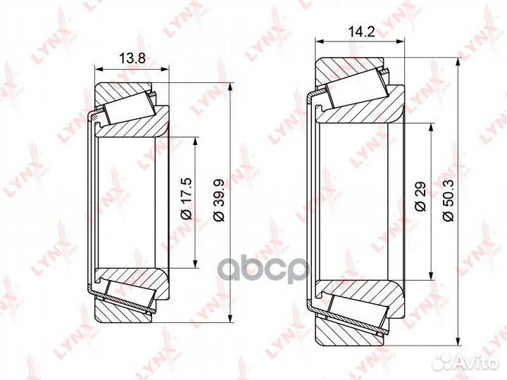 Подшипник ступицы задний daewoo Nexia I-II 1.5