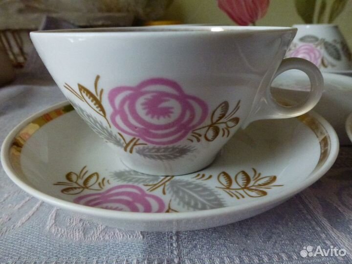 Чайные пары. Фарфор Дулево