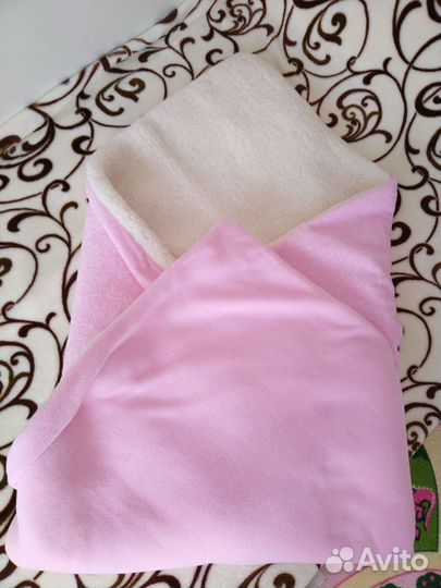 Одеяло-конверт зимнее на выписку