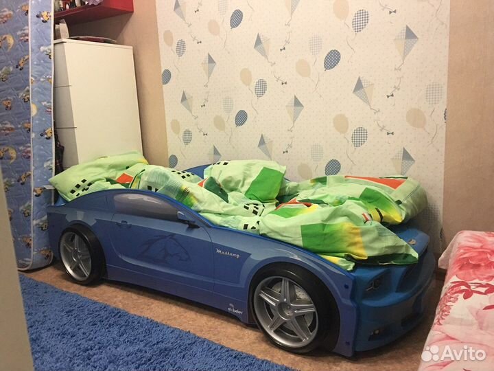 Детская Кровать машинка. Mustang Light Plus