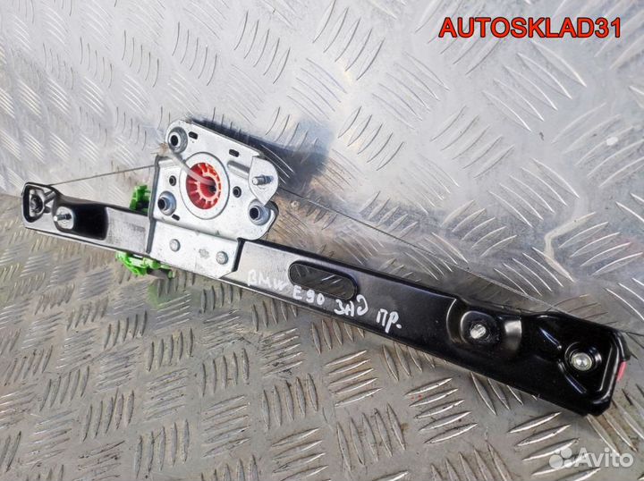 Стеклоподъемник задний правый BMW E90 51357140590