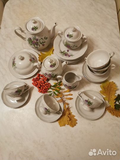 Чайно кофейный сервиз СССР(23 предмета)