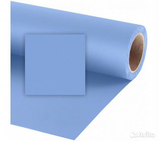 Фон бумажный Raylab 044 Cobalt кобальтовый синий 2