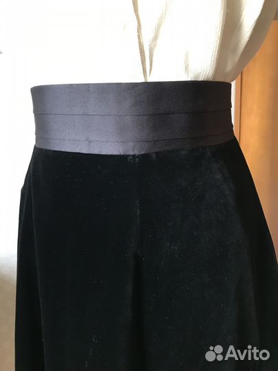 Юбка бархат винтаж Великобритания S