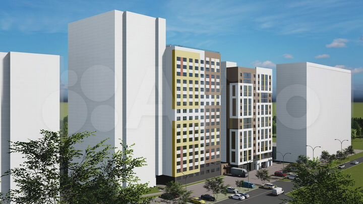 1-к. квартира, 41,1 м², 14/15 эт.